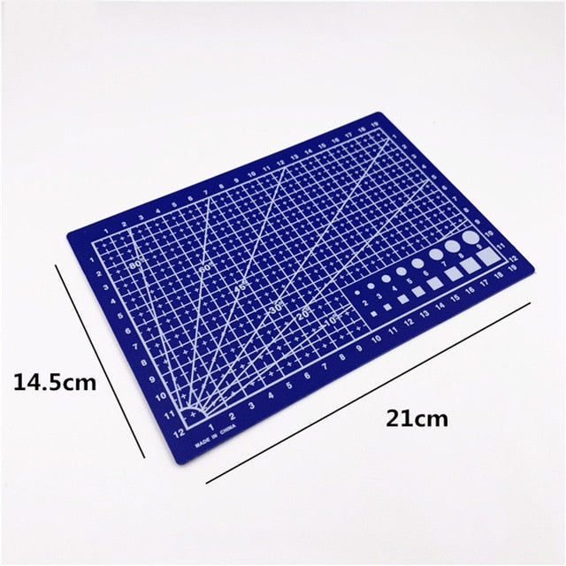 A4 Grid Lines Cutting Mat Craft Card Fabric Leather Paper Board 30*22cm